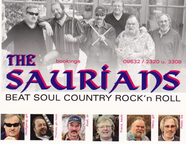 The Saurians nennt sich die
                              Oldie-Band aus
